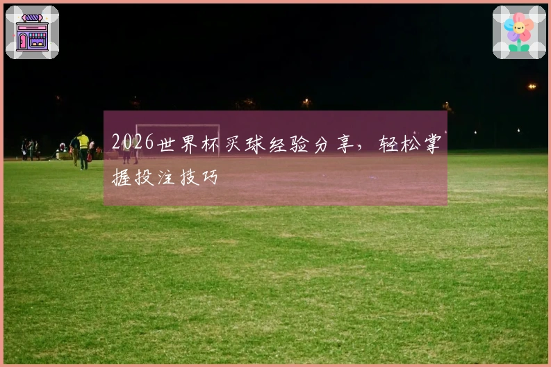2026世界杯买球经验分享，轻松掌握投注技巧